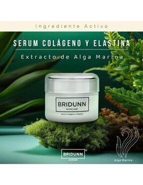 Sérum antiedad facial serum colágeno y elastina rejuvenecedora Bridunn Skincare Antiedad de todo tipo de piel