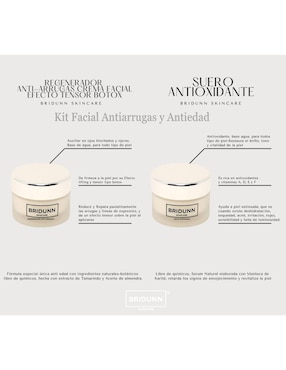 Tratamiento facial antiedad Bridunn Skincare