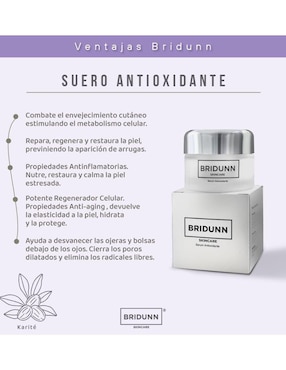 Tratamiento facial antiedad Bridunn Skincare