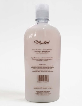 Crema para cuerpo recomendada para humectar de día y noche Mactzil Diseño De Temporada para todo tipo piel