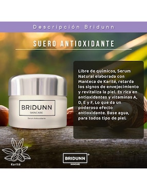 Tratamiento facial antimanchas Bridunn Skincare