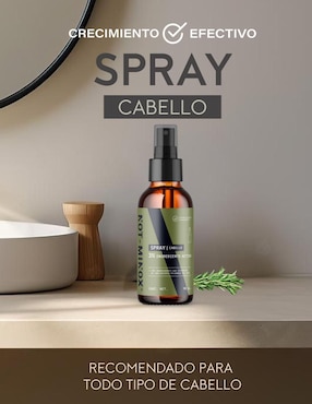 Spray para cabello todo tipo Crecimiento de Cabello masculino: Biotina + Vitamina E + Cola de Caballo + Romero Not Minox 90 ml