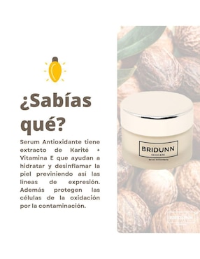 Sérum antioxidante Bridunn Skincare de piel normales y sensibles