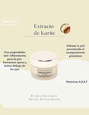 Sérum antioxidante Bridunn Skincare de piel normales y sensibles