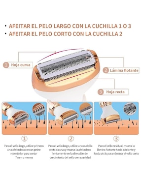 Depiladora facial