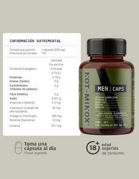 Tratamiento para barba y cabello crecimiento Not Minox
