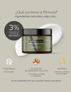 Tratamiento para barba y cabello crecimiento Not Minox