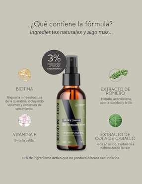 Tratamiento para barba y cabello crecimiento Not Minox