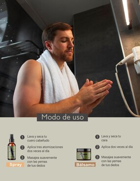 Tratamiento para barba y cabello crecimiento Not Minox