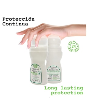 Desodorante axilas en roll on Vital Green Crystal Aloe unisex