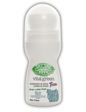 Desodorante Orgánico De Roll On Vital Green Unisex