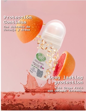 Desodorante orgánico axilas en roll on Vital Green Teen unisex