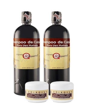 Shampoo Anticaída Para Cabello Todo Tipo 2 Shampoo Yeguada La Reserva Y 2 Colágeno Chico Yeguada La Reserva