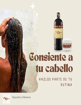 Shampoo anticaída para cabello la reserva y 2 colágeno chico Yeguada La Reserva