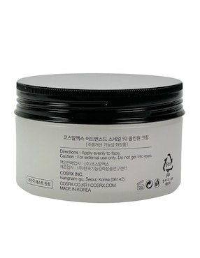 Crema facial recomendada para reparar día y noche Cosrx Advanced Snail para todo tipo piel