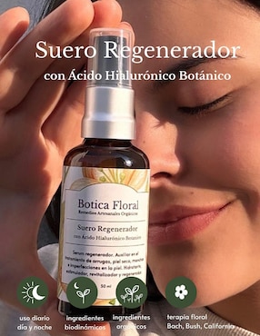 Sérum antiedad Remedios Artesanales Orgánicos Botica Floral de piel normales y sensibles