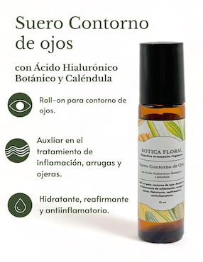 Sérum contorno de ojos Remedios Artesanales Orgánicos Botica Floral de piel normales y sensibles