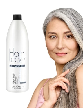 Shampoo matizador de canas para cabello Ultra Blanco Postquam Hair Care Ultra White