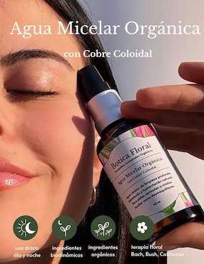 Desmaquillante Agua Micelar orgánica Botica Floral
