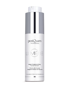 Crema facial recomendada para prevenir signos de la edad noche Postquam para todo tipo piel