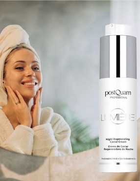 Crema facial recomendada para prevenir signos de la edad noche Postquam para todo tipo piel