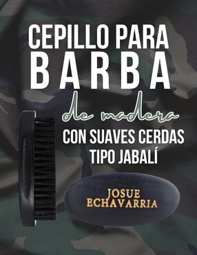 Cepillo para barba Josue Echavarria de madera