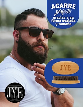 Cepillo para barba Jye de madera