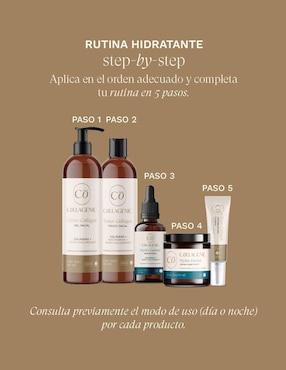 Set tónico facial vitaminas + colágeno + ácido hialurónico + niacinamida 500 ml c/u Collagenic Premium