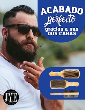 Cepillo para barba Jye de madera