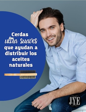 Cepillo para barba Jye de madera