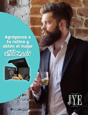 Cepillo para barba Jye de madera