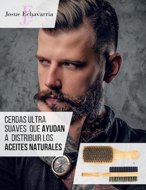 Cepillo para barba Josue Echavarria de madera
