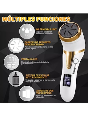 Set pedicure manual Genérica de aluminio con 2 piezas