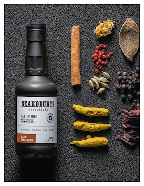 Shampoo hidratante para cabello Essentials All In One Beardburys