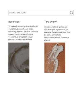 Limpiador facial Truth Treatments para exfoliar