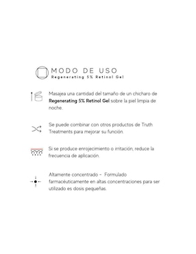 Sérum facial Retinol al 5% Truth Treatments todo tipo piel