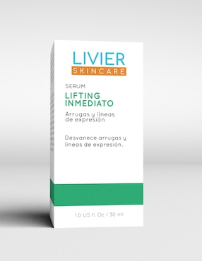 Sérum reafirmante Lifting Inmediato Livier Skin Care todo tipo piel
