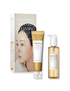 Limpiador facial Kit Limpiador Facial Madagascar Centella Cleansing Duo Skin 1004 para desmaquillar