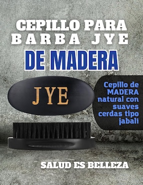 Cepillo para cabello y barba Jye de madera
