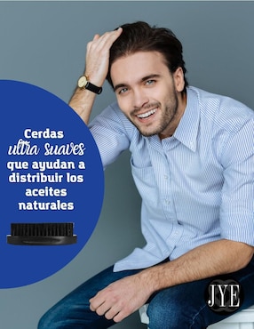 Cepillo para cabello y barba Jye de madera