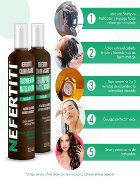 Set de shampoo Color And Care Nefertiti