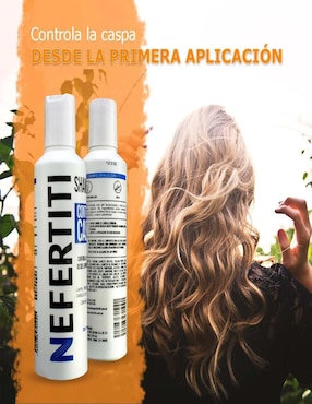 Shampoo anticaspa para cabello Nefertiti