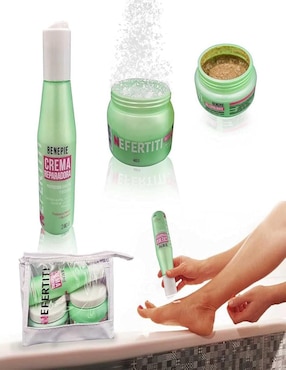 Kit de spa para pedicure Nefertiti con 3 piezas
