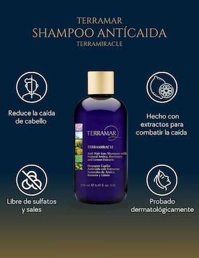 Set de shampoo para cabello todo tipo Terramar Terrramiracle anticaída