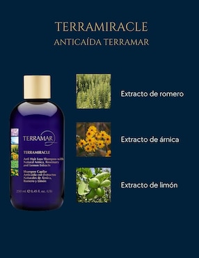 Set de shampoo para cabello todo tipo Terramar Terrramiracle anticaída