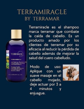 Set de shampoo para cabello todo tipo Terramar Terrramiracle anticaída
