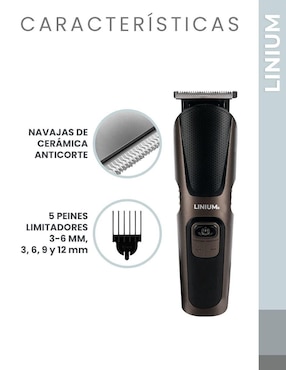 Recortadora para cabello, barba y cuerpo Linium