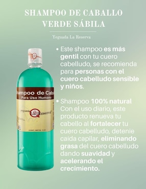 Set de shampoo para cabello Yeguada La Reserva Fortalecimiento Natural