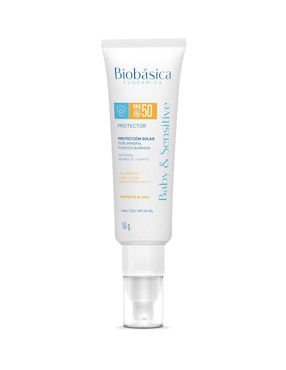 Protector solar FPS 50 Baby & Sensitive Biobásica Eudérmica 50 g Protector solar FPS 50 Baby & Sensitive Biobásica Eudérmica 50 g