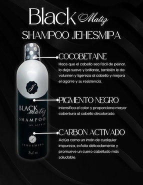 Set de shampoo para cabello todo tipo Dúo Platinum Jehesmipa Black Matiz